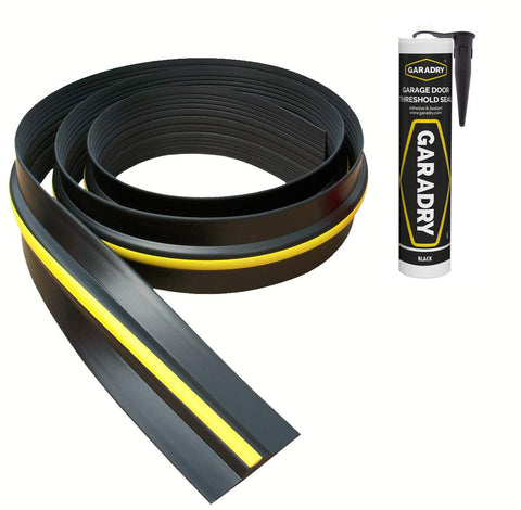 Image of Garadry ½" Garage Door Threshold Seal Kit